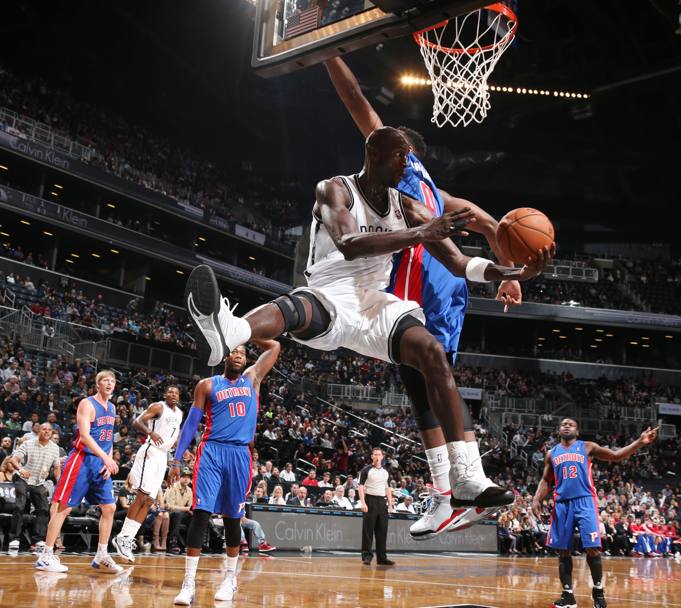 In azione contro i Detroit Pistons, 2013 (Getty Images)
